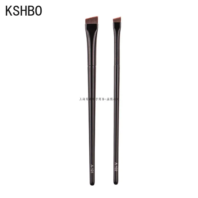 2pcs/set Brow Contour Brush Eyebrow Eyeliner Brush Professional Small Angled Eyebrow Brush Eye Brow Liner Brush Makeup Tools