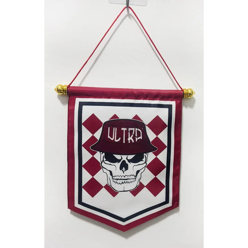 20x25cm size Ultra' South Ultras Hapoel Beer Sheva FC pennant Double Sides USPN001