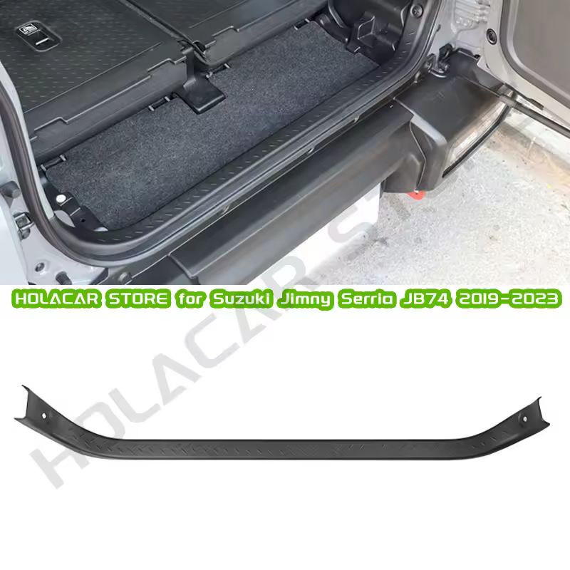 Protection de hayon de voiture en ABS, plaque anti-rayures de porte arrière, garniture de coffre arrière pour Suzuki Jimny JB74 JB64 JB64W 2019 2020 2021, uniquement pour Jimny 3 portes
