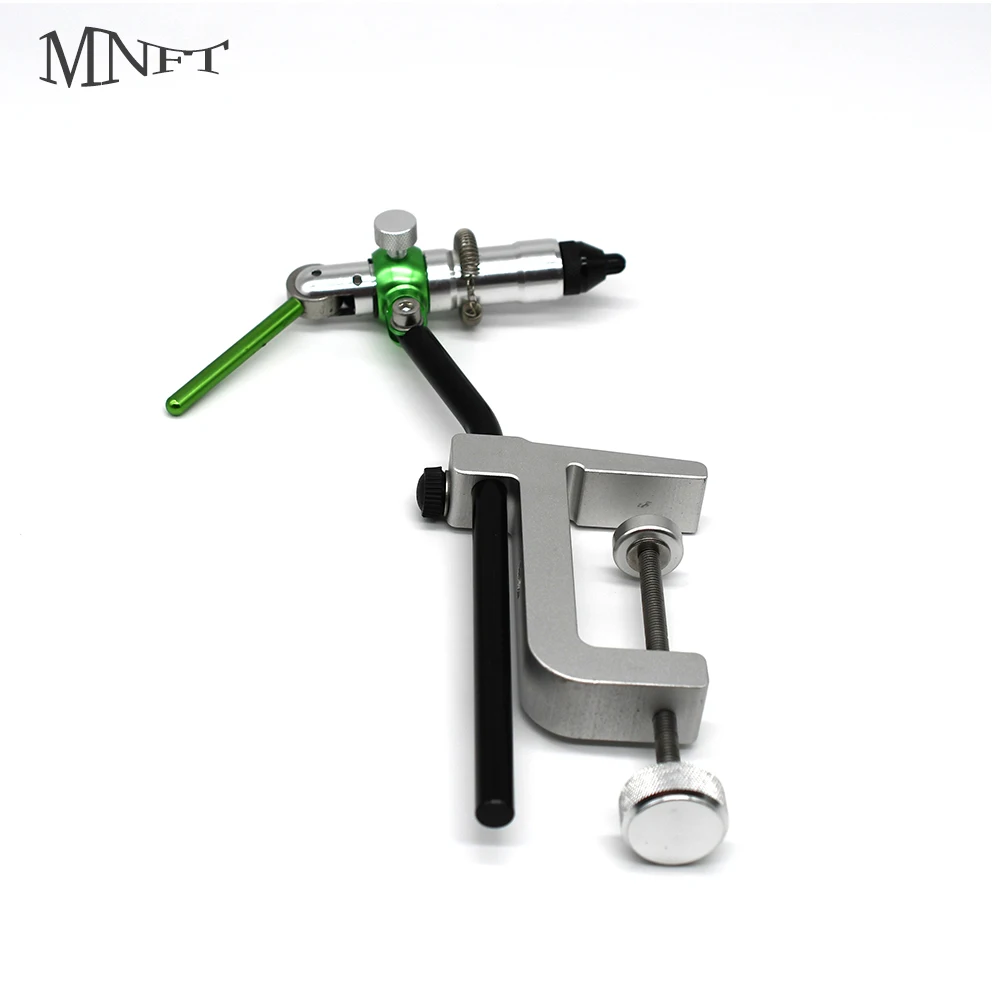 MNFT 1Set Rotary Fly Tying Vise - Practical Fly Fishing Vise with 360° Rotation and Multiple Adjustments for Teasers and Jigs