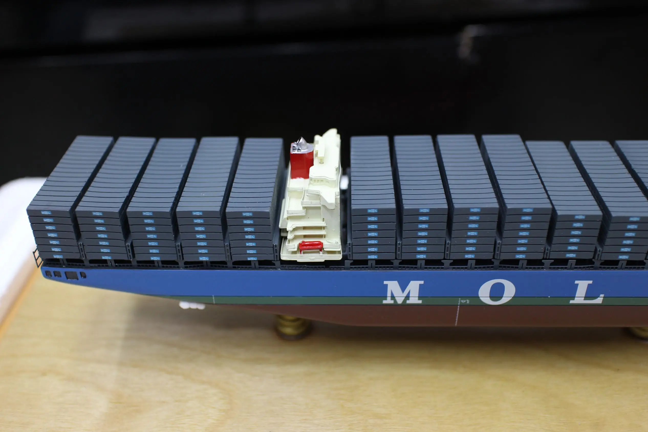 Mol Maestro Panama Vrachtschip Boot Model 1/400 Schaal Hars Model Handgemaakt