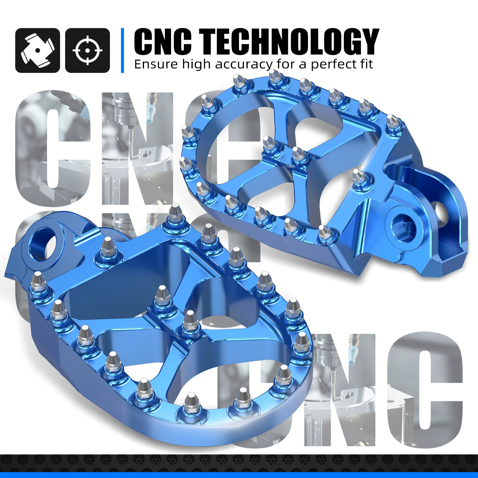 ل Husqvarna 701 إندورو 701 SM SUPERMOTO 2016-2024 القدم الوتد مسند القدمين دواسة عدة ل KTM 1050 1090 1190 1290 مغامرة R S T #6