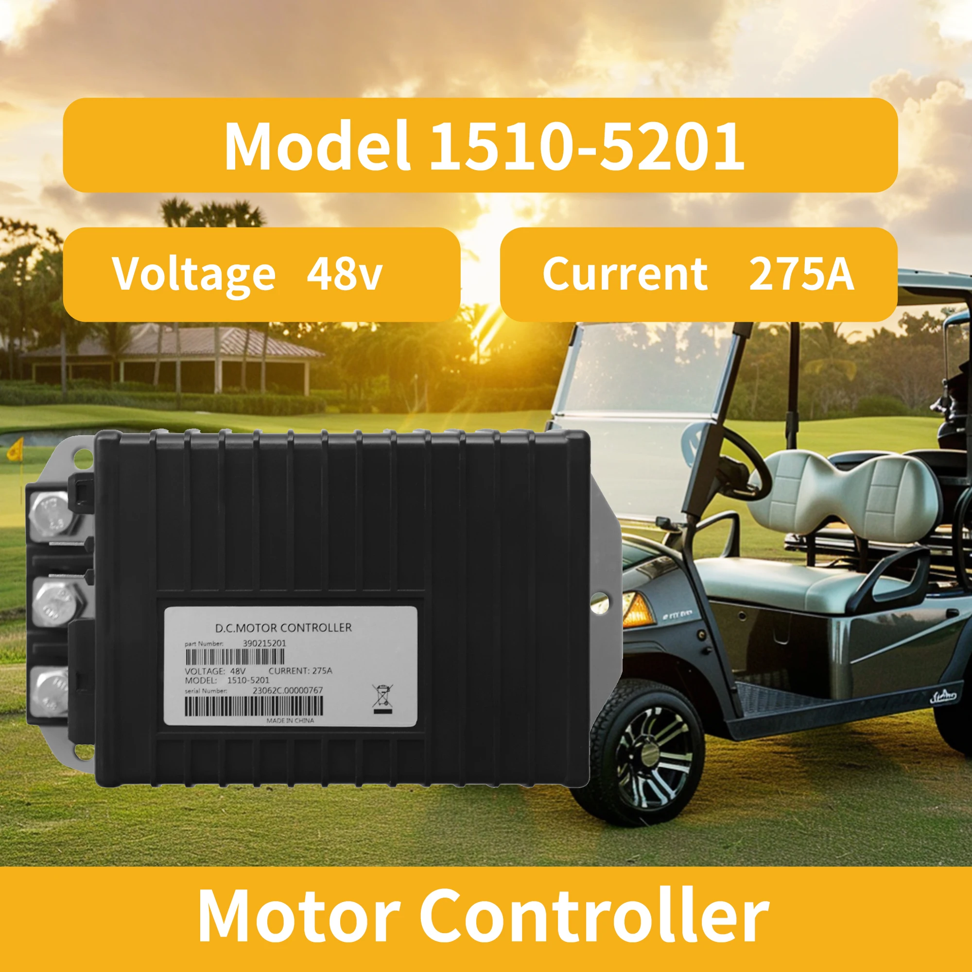 1510A-5251 1510A-5250 1510-5201 36-48 V 275A DC Motor Controller voor Curtis Club Auto DS Precedent 1999-2019 Golfkar