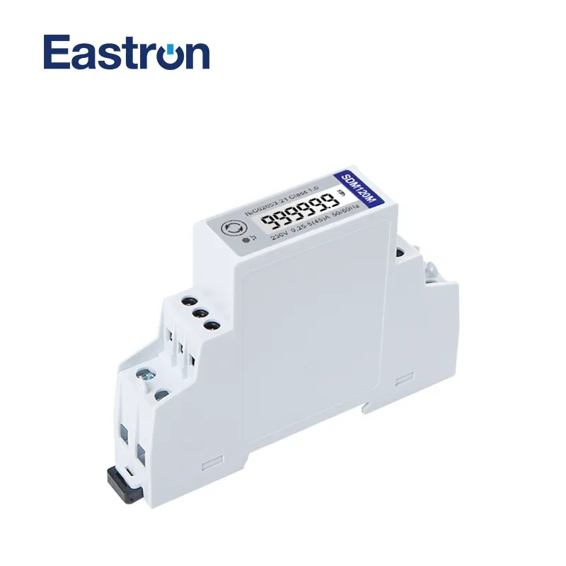 Imagem -02 - Fase Fios 0.25545 a 230v Modbus Rs485 Kwhkvarh u i p q pf hz Medição Dmd Din Rail Energia Medidor Sdm120-modbus