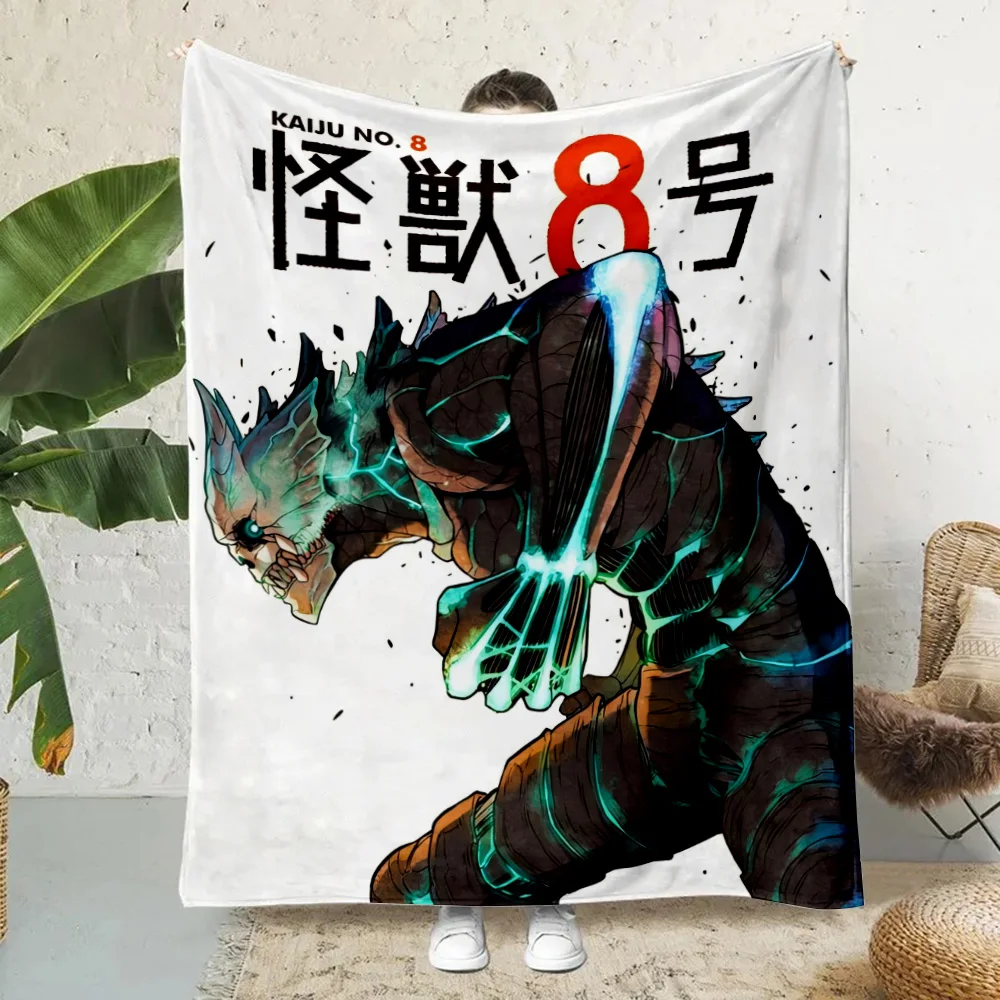 Anime Kaiju Hachigou Printed Blanket Picnic Blankets Warm Blanket Soft and Comfortable Blanket Home Travel Birthday Gift