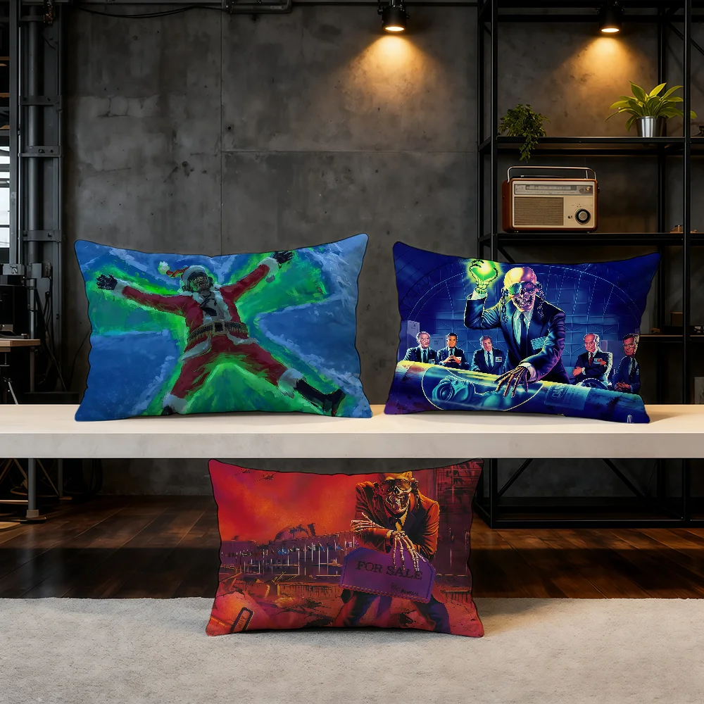 Rock Band M-Megadeth-ES cushion cover Hit Product Home Sofa living Room Double-sided Soft Decorative Pillow Cover