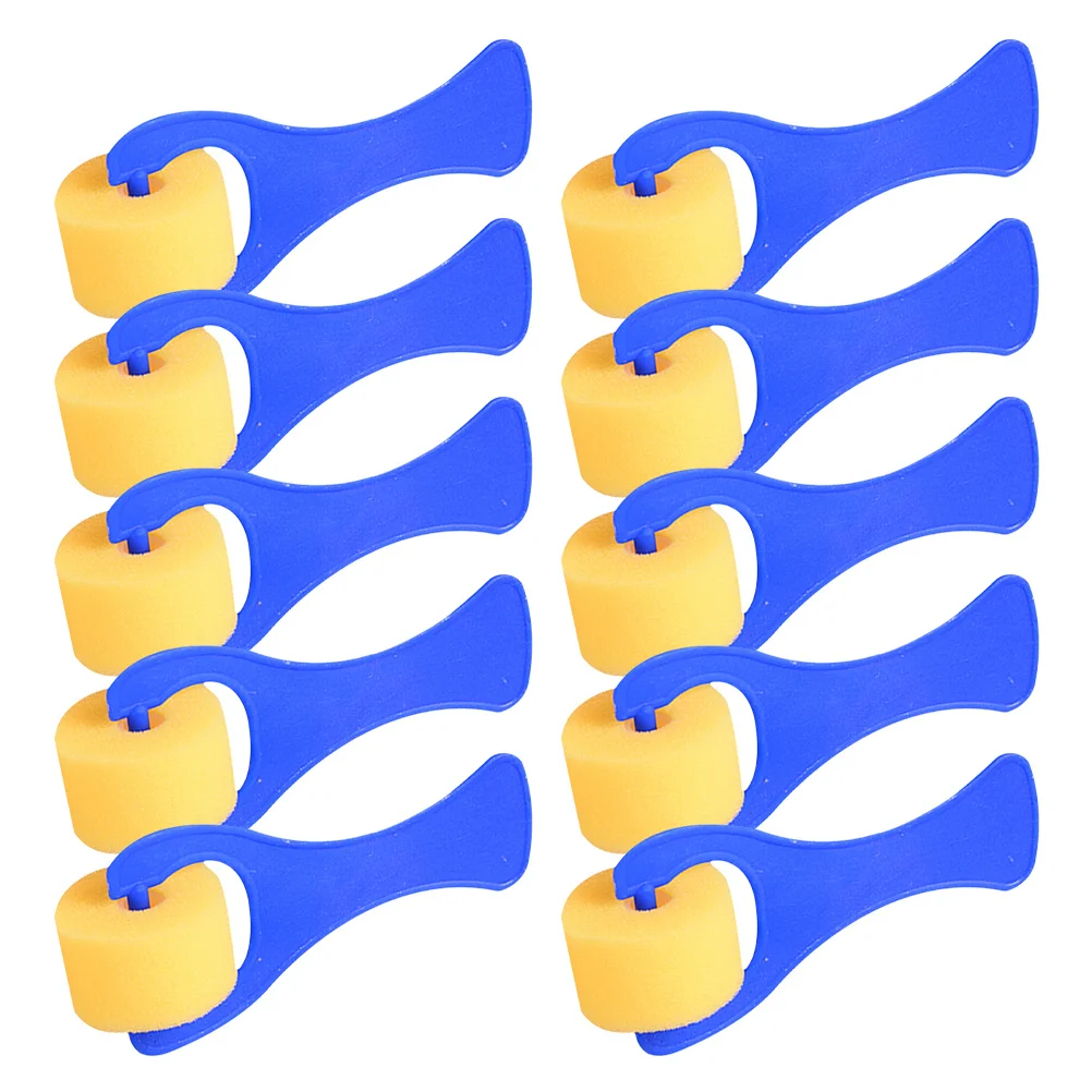 

10 pcs Roller Sponge Brush Kids Painting Durable Plastic Sponge Art Tools For Graffiti Diy Projects Colorful Paint Rollers For