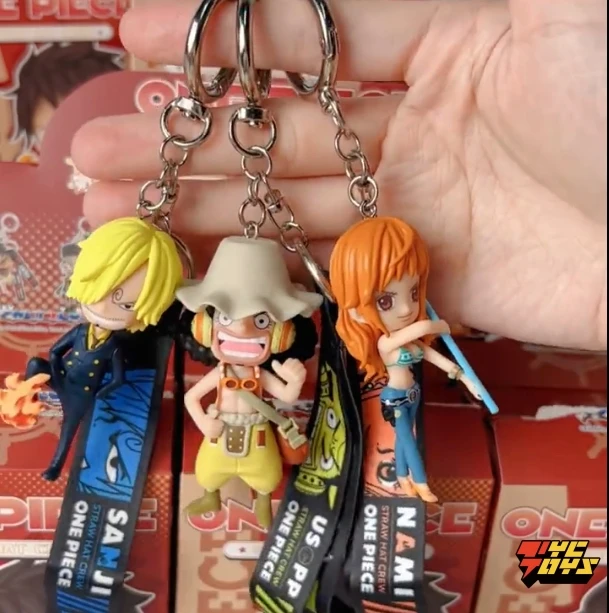 

In Stock One Piece Blind Box Lufy Nami Chopper Fishman Island Keychain Pendant Caja Ciega Mystery Box Bag Decor Toys Fans Gifts