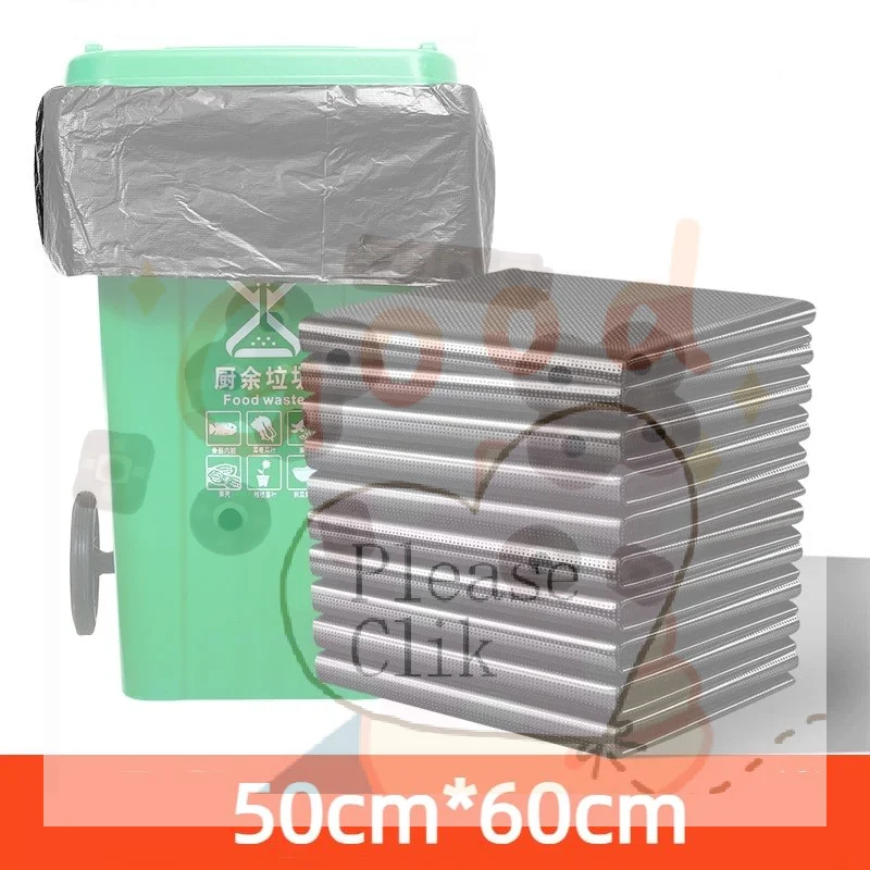 【HG】20/30/50PCS Large Waste Garbage Bag Black Thickened Garbage Bags Outdoor Restauran Kitchen Disposable Trash Bags