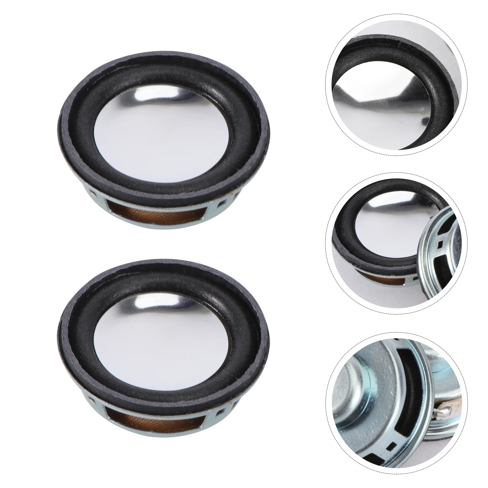 

2 pcs Internal Magnet Speaker Mini Loudspeaker Connector Waterproof 3W 4Ohm For Bathrooms Saunas Outdoor Plug