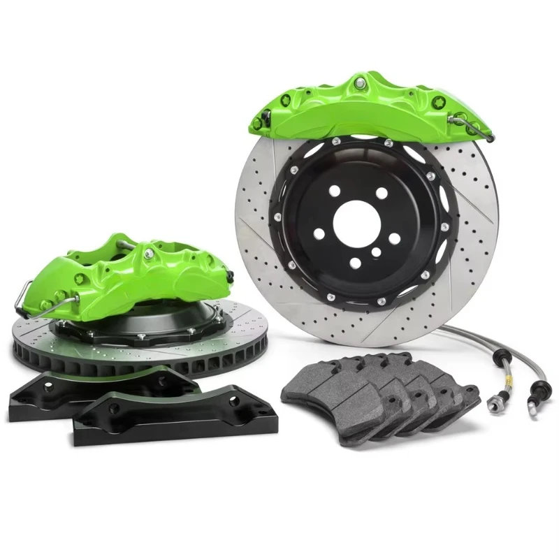 

Front Caliper Kit 2-piece Forged Body Brake Caliper 378x32MM Disc Rotor for A3 A4 A5 A6 A7 A8 2010-2019 20-inch wheels