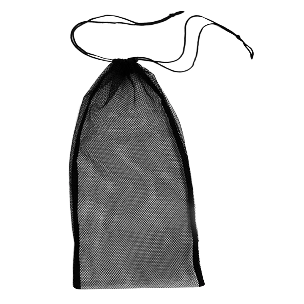 

Diving Mesh Bag Drawstring Pouch Scuba Gear Storage Sack Equipment Carrier for Snorkeling Swimming Pool