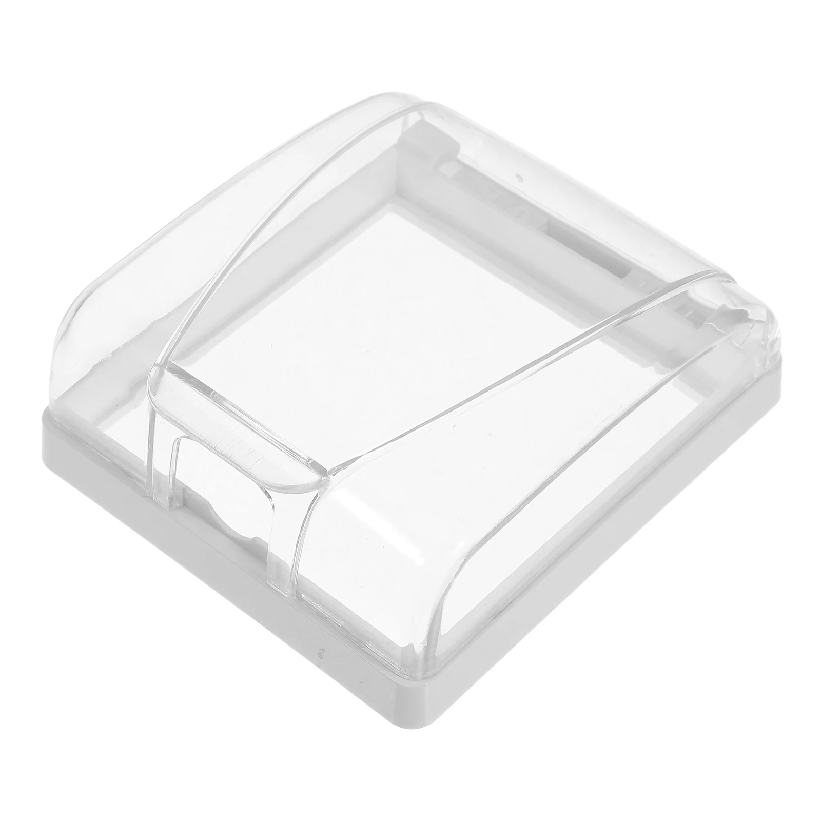 

Transparent Black Waterproof Socket Covers Splash Resistant Wall Outlet Protector Bathroom Electrical Outlet Covers 86 Type