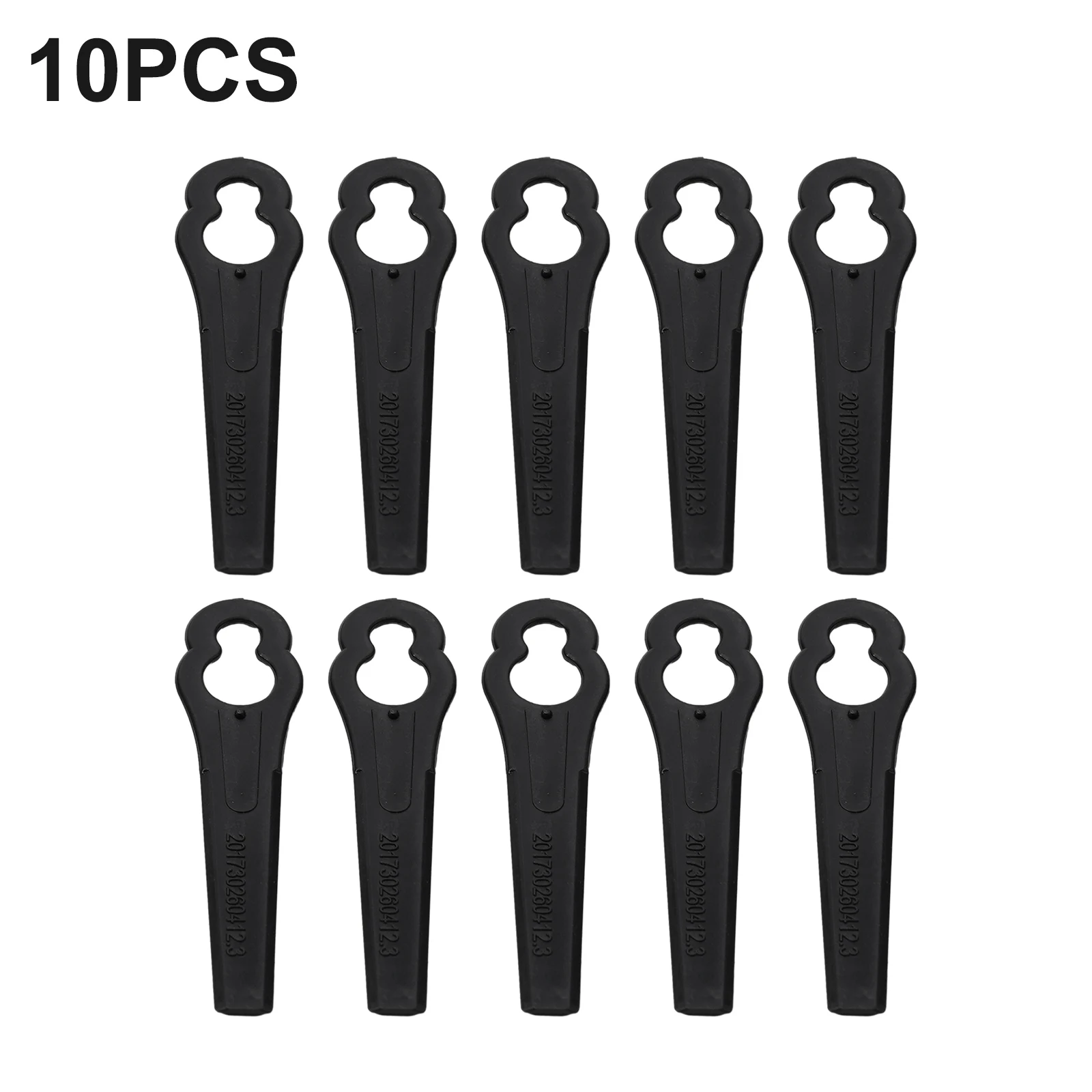 10/100 pezzi di ricambio in plastica lama di ricambio Trimmer coltelli di ricambio per Gardenline Cordless tosaerba GLART 18 Li attrezzi di ricambio per giardino