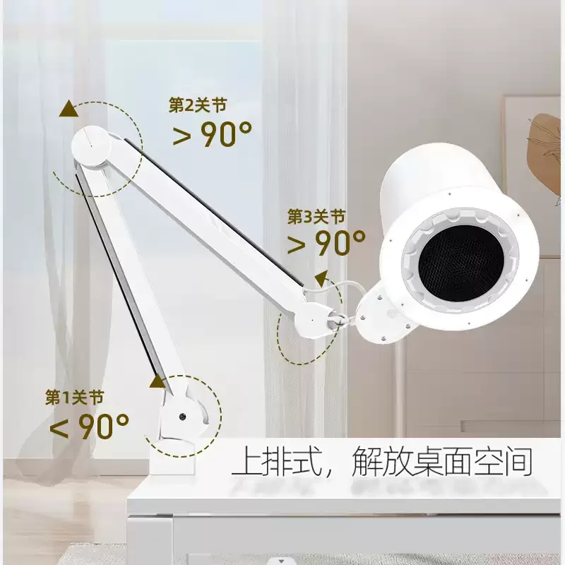 Professional  Nail Dust Collector 2-in-1 Shadowless Lamp  Nail Salon 2026