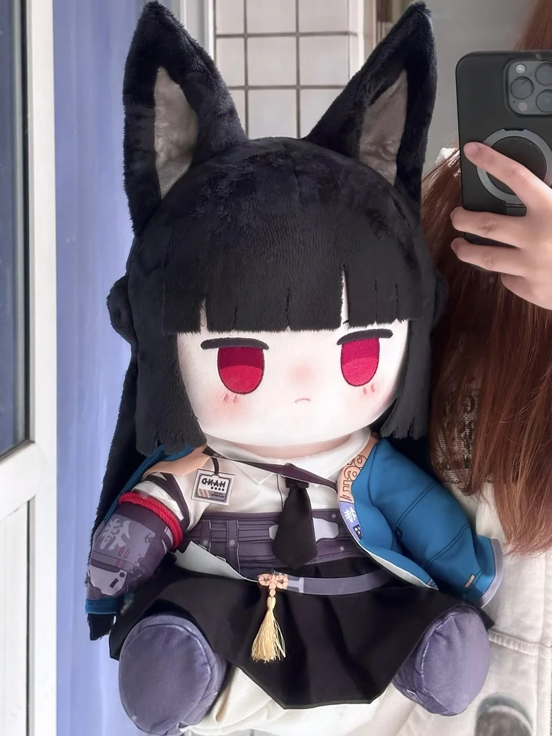 40 سنتيمتر Zenless منطقة صفر لعبة أنيمي أفخم دمية Hoshimi Miyabi عروسة كارتون لينة محشوة Kawaii غرفة ديكور لطيف هدية عيد ميلاد #3