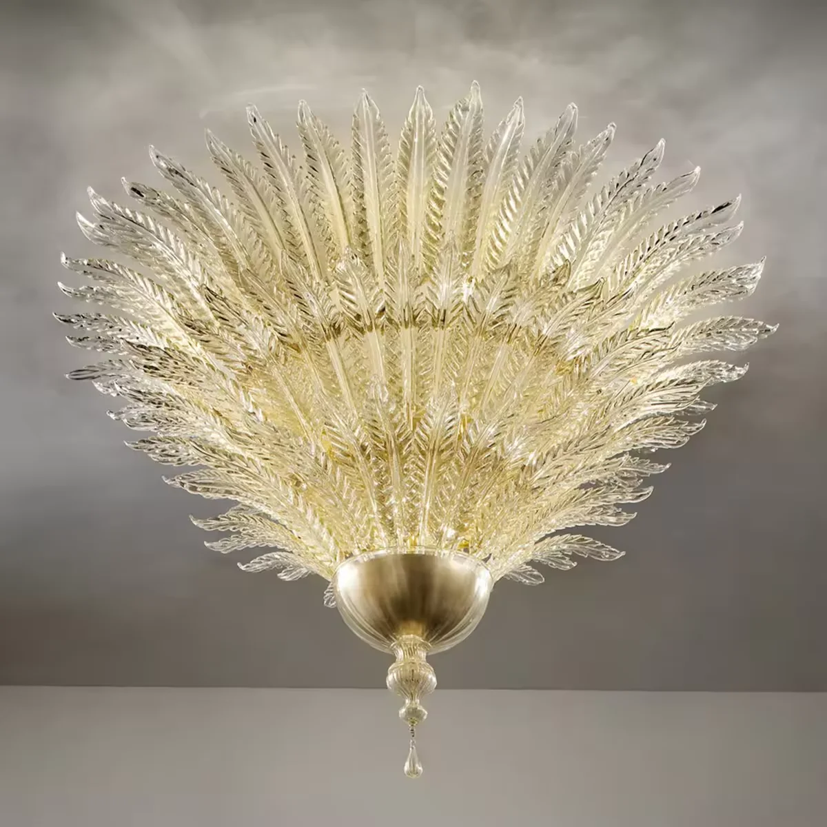 Modern Decoration Living Room Hotel Lobby Luxury Hand Blown Glass Light Emitting Diode Chandelier Chandelier
