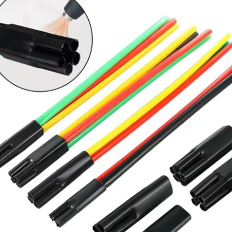 SL Insulat Heat Shrink Wrap Tube with Glue Sleeve 1KV Branch Cable Splitter Waterproof Seal Wire Protector 2/3/4/5Cores