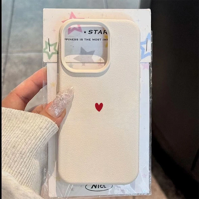 

Red Love Heart Phone Case For Samsung Galaxy S25 Ultra S24 Plus S23 FE S22 S21 A56 A26 A16 A36 A25 A24 A54 A53 A55 A52 A35 Cover