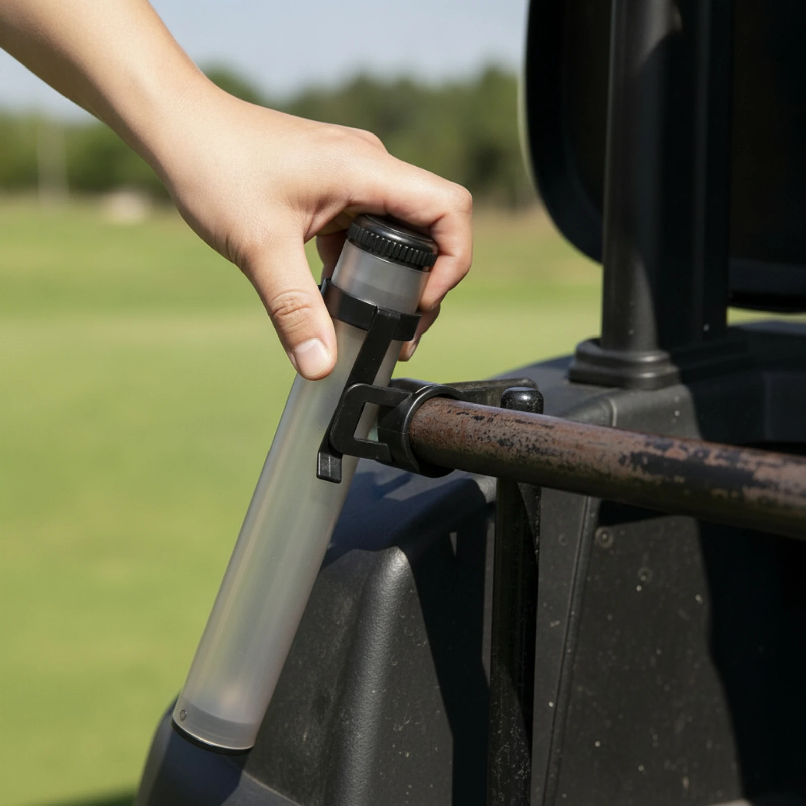 Golf Sand Bottle Translucent Divot Repair Bottle Lightweight Long-Lasting for Golfers, Practice Range