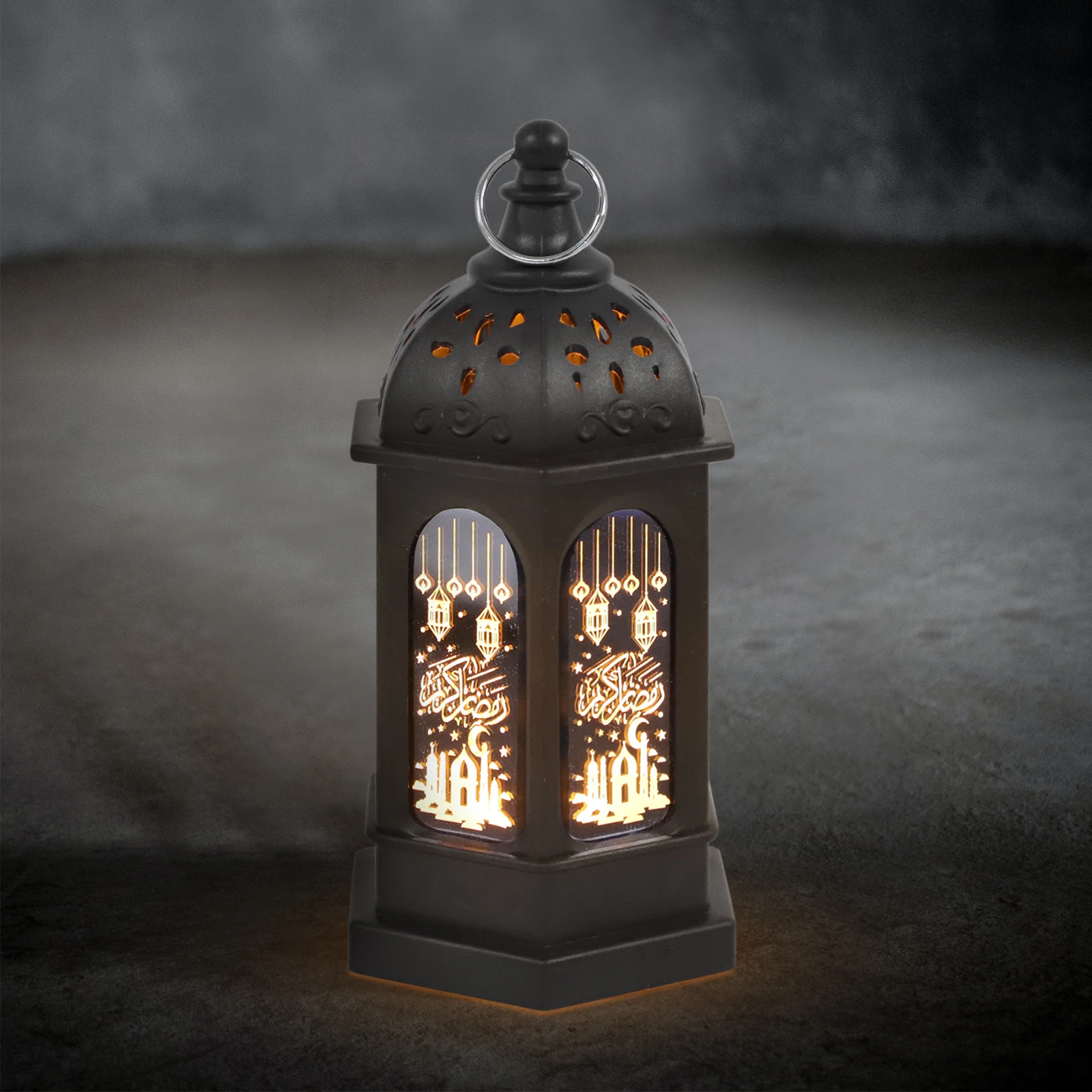 

Electronic Light Lanterns Unique Night Eid Mubarak Led Plastic Indoor Decor
