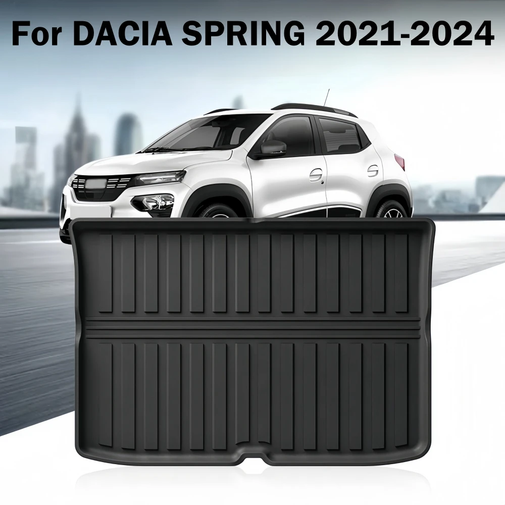 Für Dacia Spring EV Auto-Fußmatten Kofferraummatte TPE 3D Fußmatten-Set Zubehör Linkslenker – Detail 1