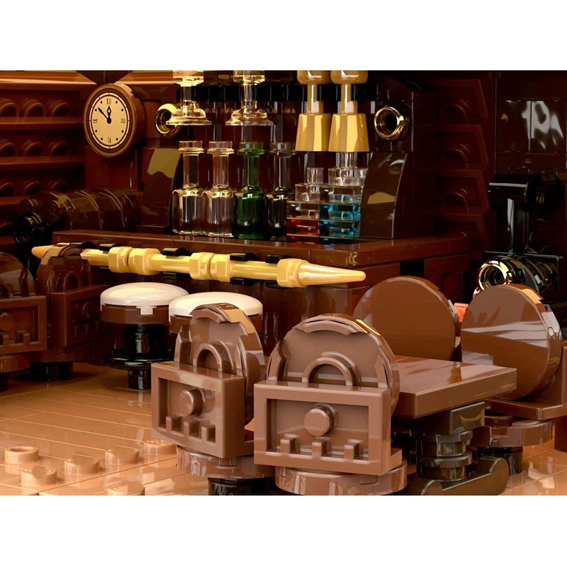 CIty Street View Moc blocs de Construction modulaire Western berline modèle technologie brique bricolage assemblage Construction jouet cadeaux de vacances