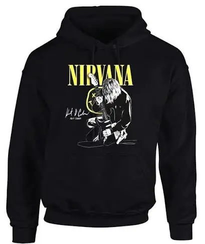 Nirvana hoodies Oversized Unisex Anime Lover sweatshirt Sports Graphic hoodies Harajuku  hot product Fleece warm Vintage Loose
