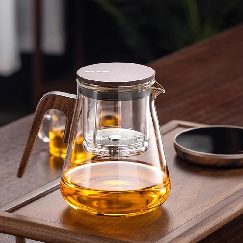 

Bonston elegant cup insulation separation bubble teapot heat-resistant glass teapot simple filter tea cup 500ml