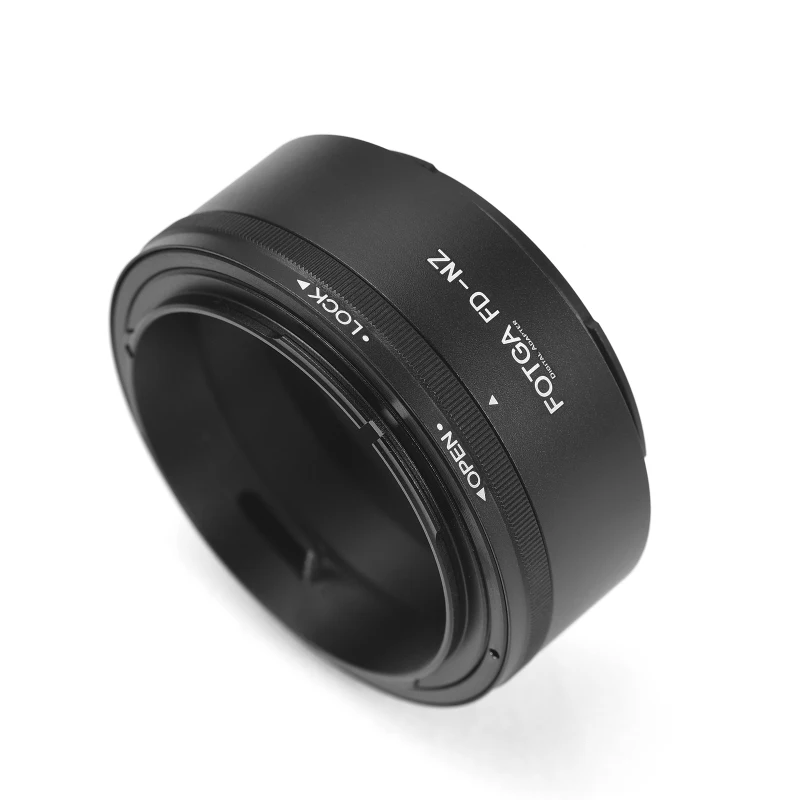 FOTGA High Precision Lens Mount Adapter Ring Aluminum Alloy for Canon FD-Mount Lens to Nikon Z6 Z7 Z50 Z-Mount Camera
