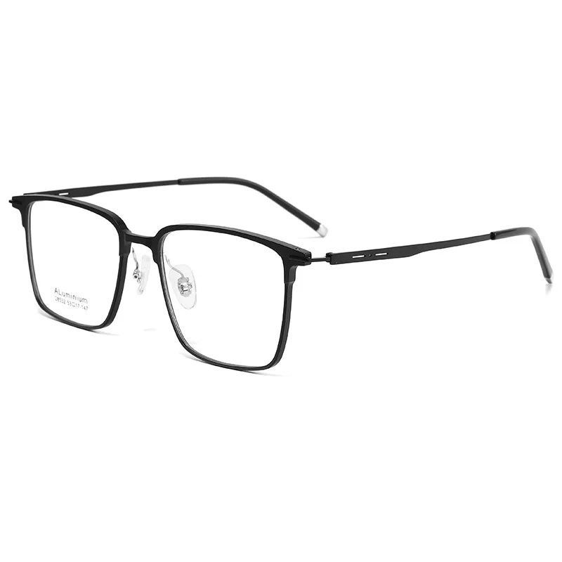 FIRADA Fashion Square Glasses Retro Comfortable Aluminum Magnesium Eyewear Luxury Prescription Eyeglasses Frame For Men 28532SF