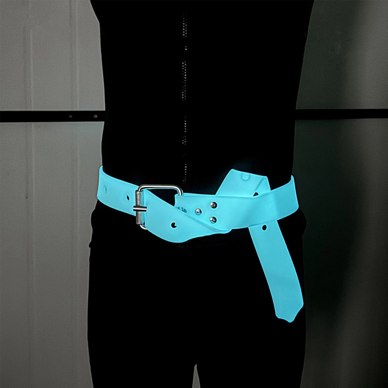 Free Diving Counterweight Belt Quick Release Luminous Silicone Weight Belt Adjustable Anti-Slip Dive Waistband Load Accessory view 2