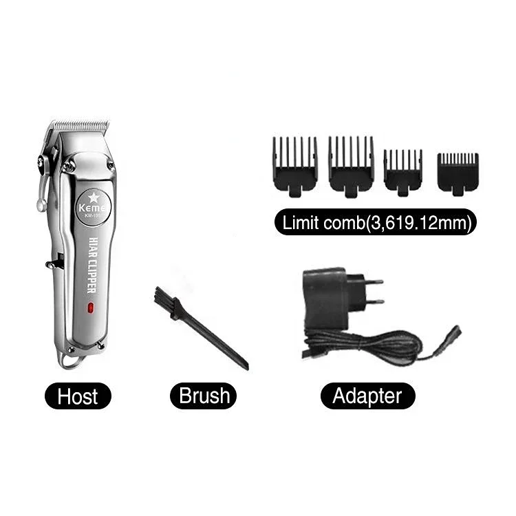 Kemei Fast Charging Electric Clippers KM-1997 Can Work for A Long Time for 3.5 Hours Metal Shell Salon Professional Trimmer ce