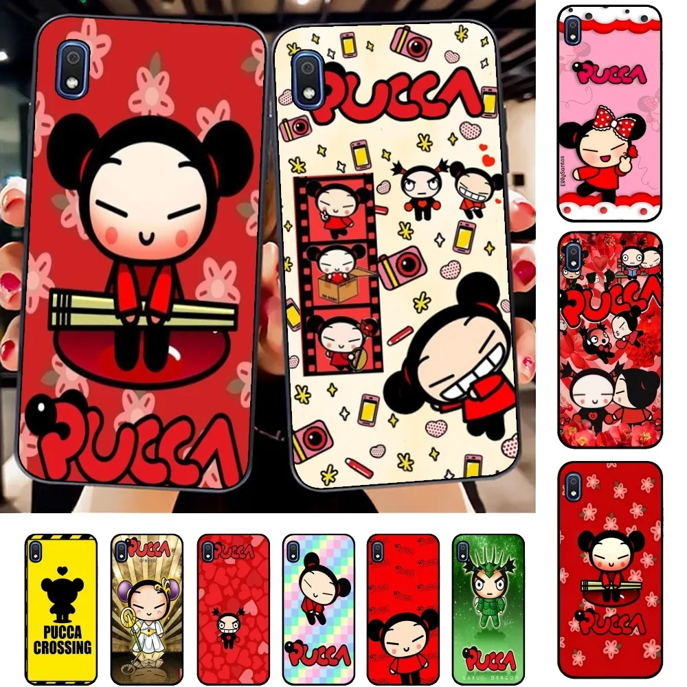 

Cute Cartoon Pucca Garu Phone Case For Samsung A 10 11 12 13 20 21 22 30 31 32 40 51 52 53 70 71 72 73 91 13 shell