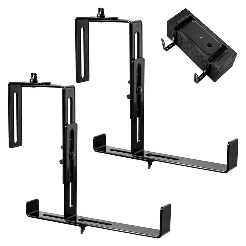 

2 шт. балконные перила, подвесной цветочный горшок, крючок, вешалка для цветов, регулируемый держатель, настенные горшки, уличный металлический кронштейн