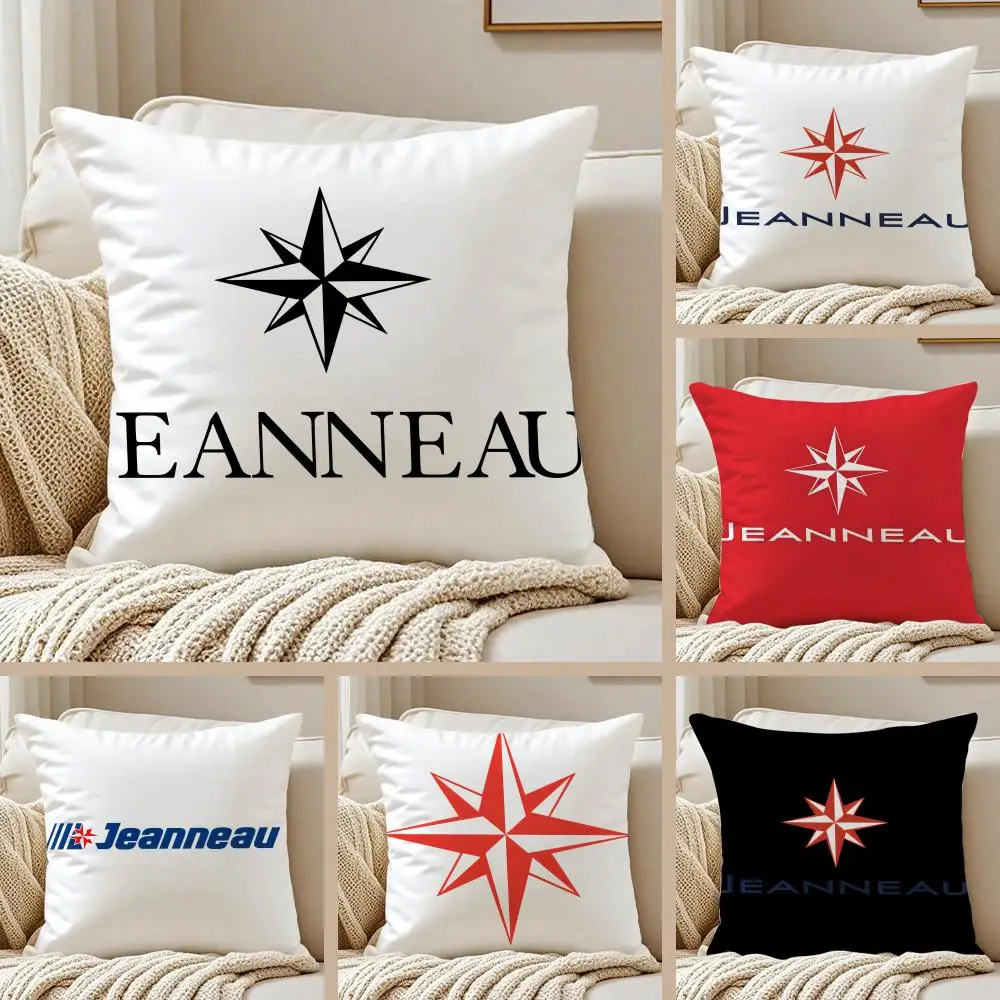 J-JEANNEAU Cushion Cover Silky Short Plush Sofa Pillow Cover Hidden Zipper Soft Dustproof Case for Home Decor