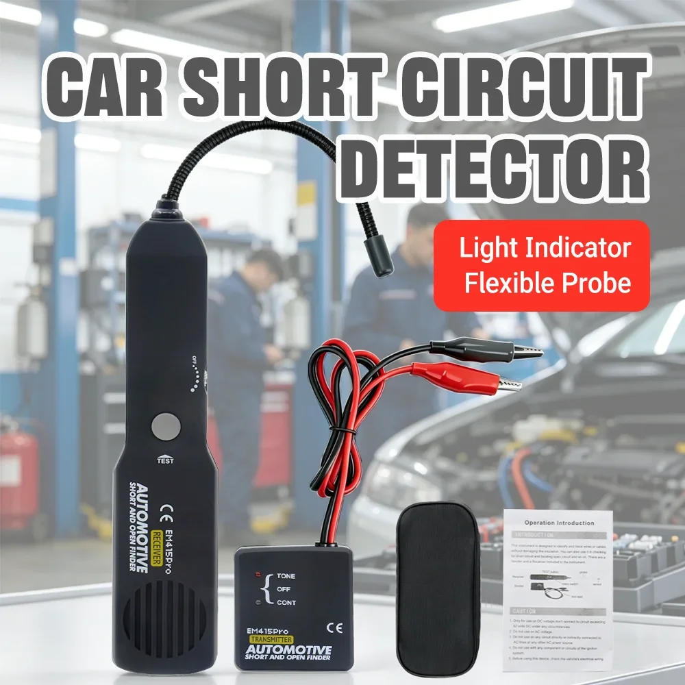 EM415 PRO Car Short Cable Tracker Open Wire Finder DC 6-42V Universal Automotive Circuit Tester Diagnostic Repair Tool