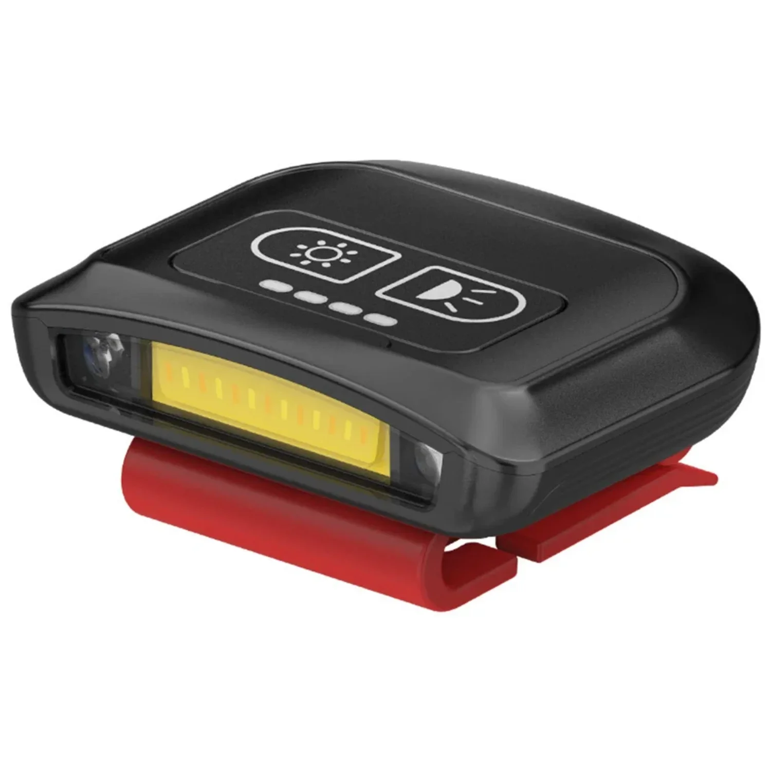 COB قبعة كليب ضوء 80LM 500mAh التعريفي العلوي USB مصباح يدوي قابل لإعادة الشحن مقاوم للماء التخييم الصيد التنزه