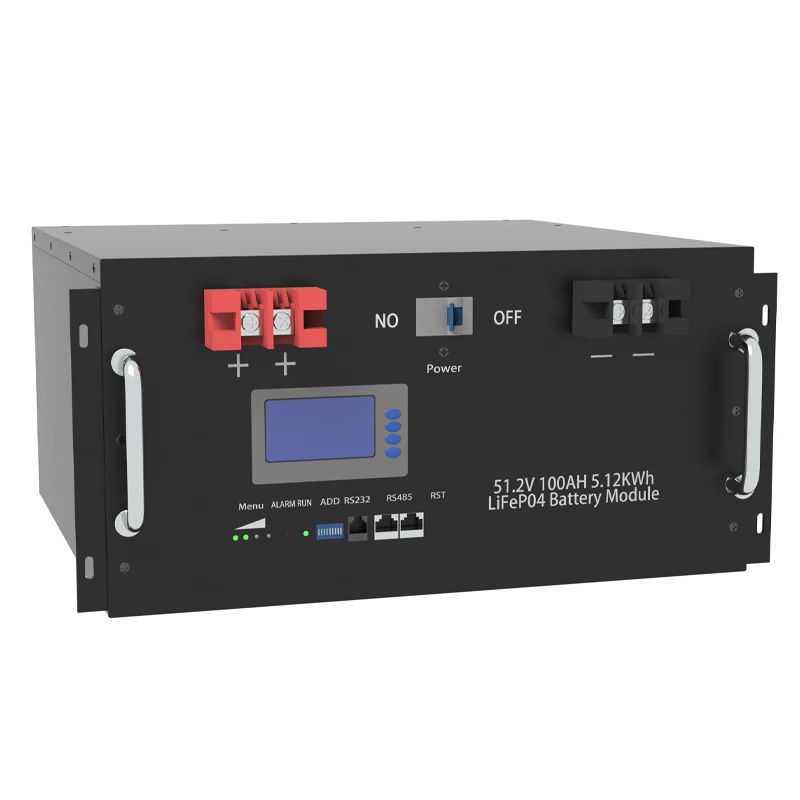 48 Volt LiFePO4 Battery Energy Storage System 51.2v 100ah 48v Cart Lithium Ion Telecom Deep Cycle Household Batteries