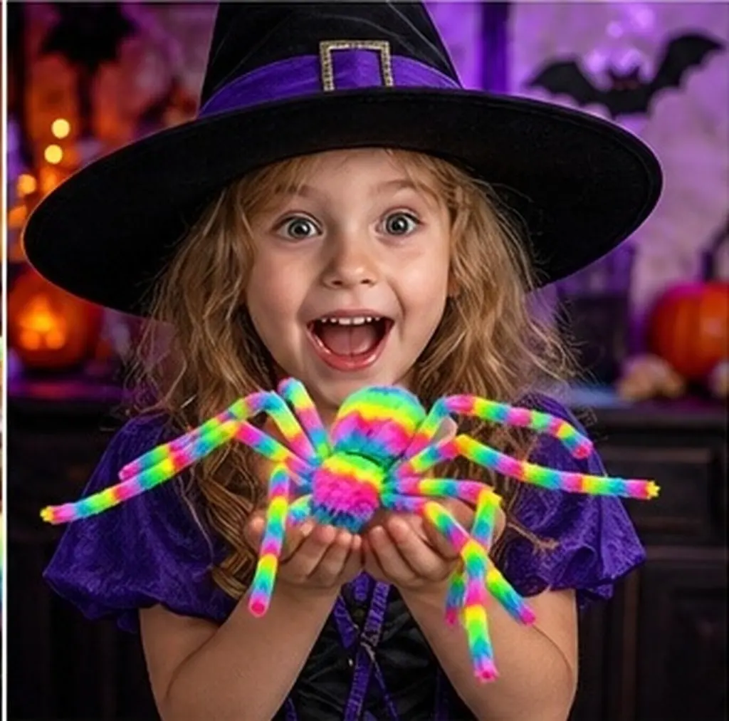 Halloween Spider Decor Cloth Scary Prop Simulation Haunted Party Layout Exquisite Realistic Festival Accessory