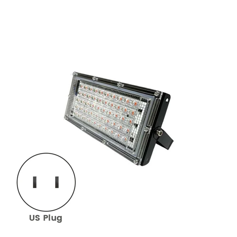 フルスペクトル LED 成長ライト Phytolamp 範囲ランプ屋外投光器植物テント花播種 50 ワット米国プラグ