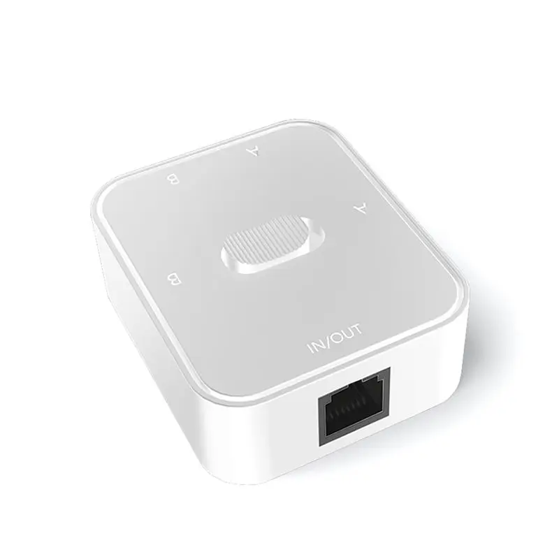 Selector de interruptor RJ45 LAN CAT6 de 2 puertos Principal en productos electrónicos