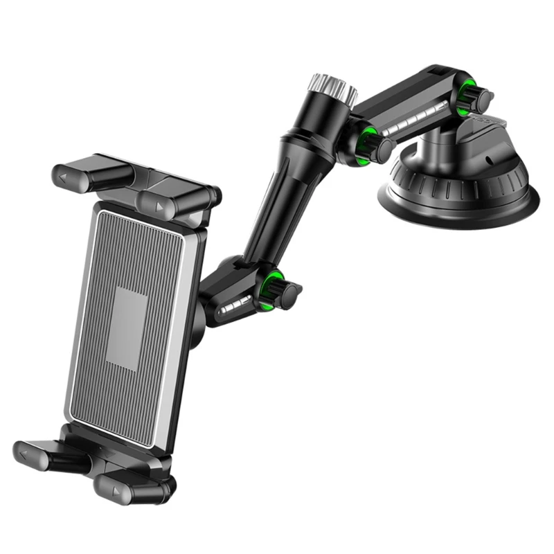 

Car Mount Tablet Holder Stand with Extendable Arm and 360 Rotation Phone Stand Dropship