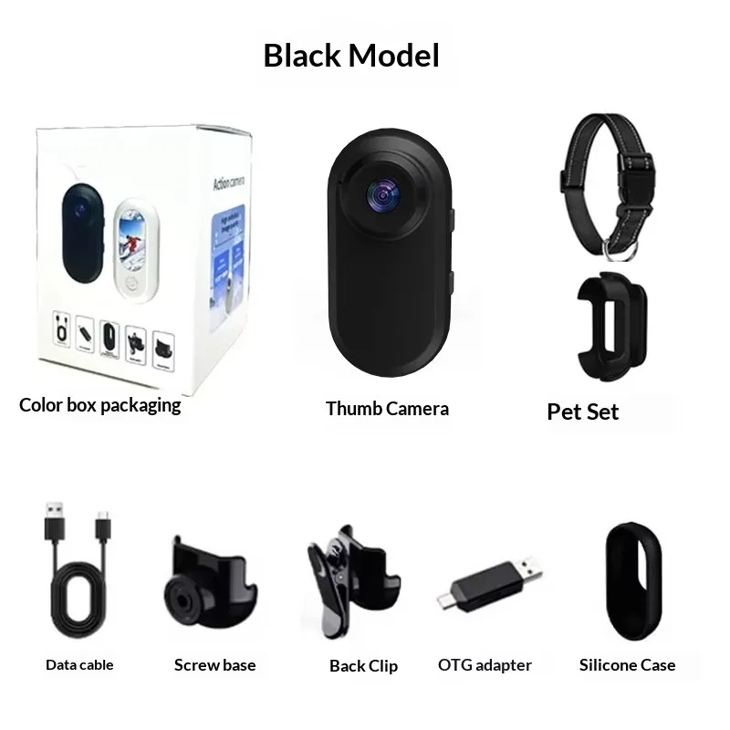 Home Security Pet Camera for Cats & Dogs 1080P VLOG Sports Recorder