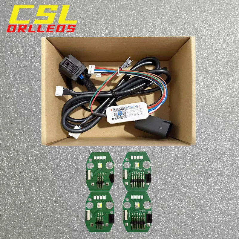 RGBW For BMW F20 LCI F21 facelift 1 series Angel Eyes RGB multicolor LED Boards DRL Module daytime running lights 2015-2019