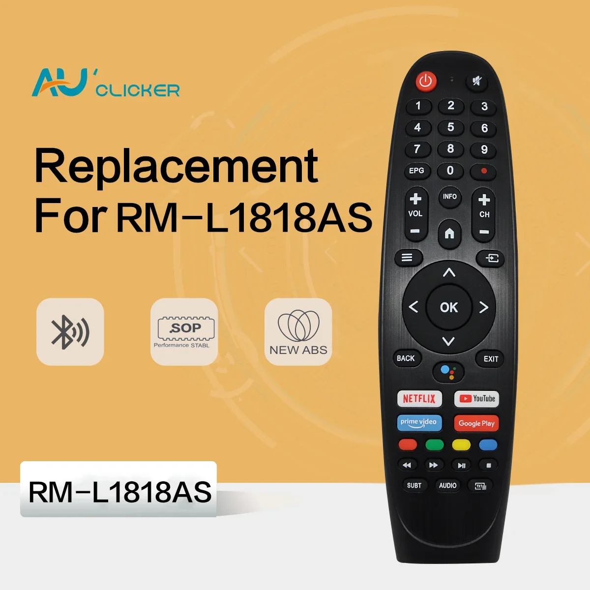 RM-L1818AS Universal Control with Voice Function Replace for Rm-l818AS Remote control