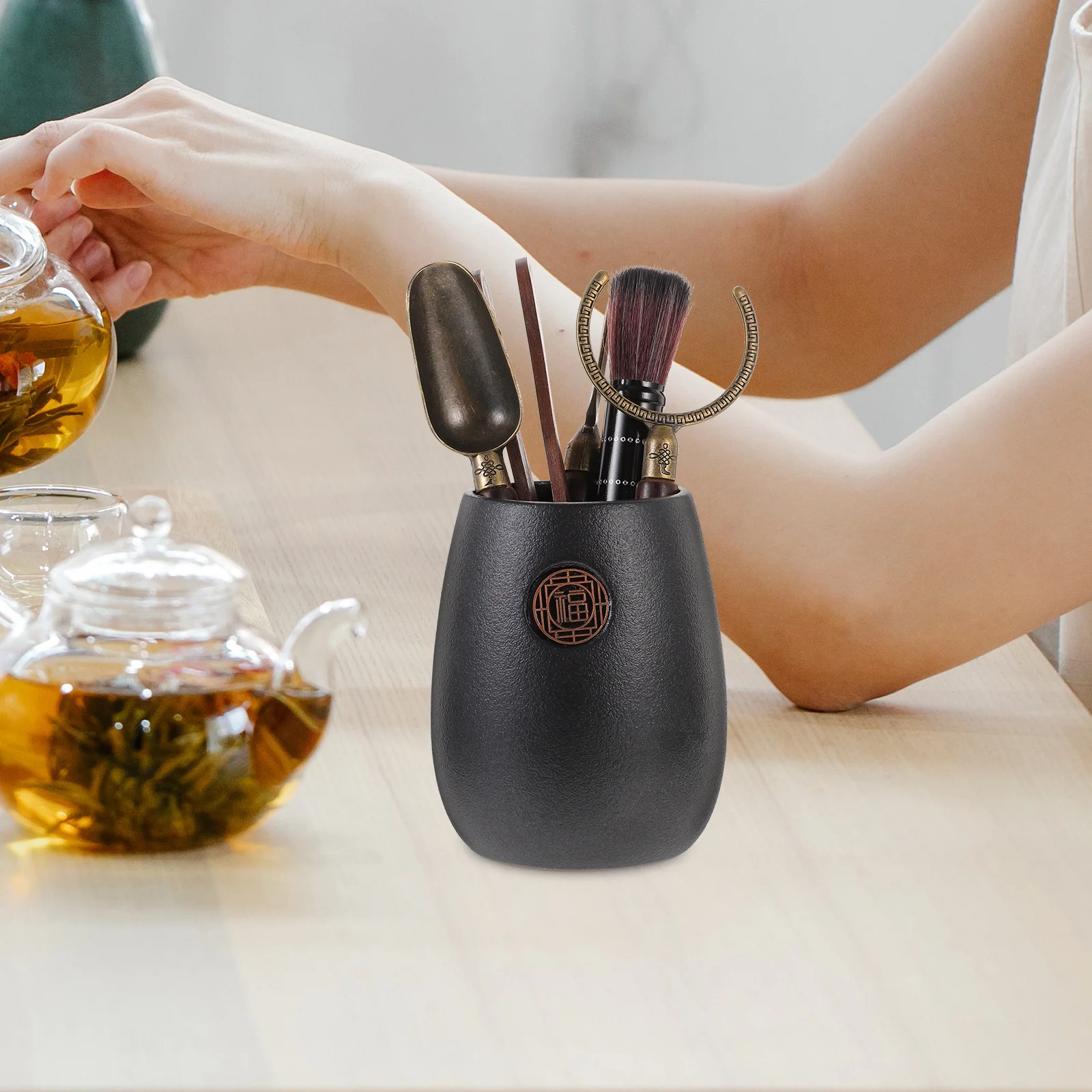 

Tea Ceremony Utensil Tools Gongfu Six Gentlemen Chinese Brewing Utensils Accessories