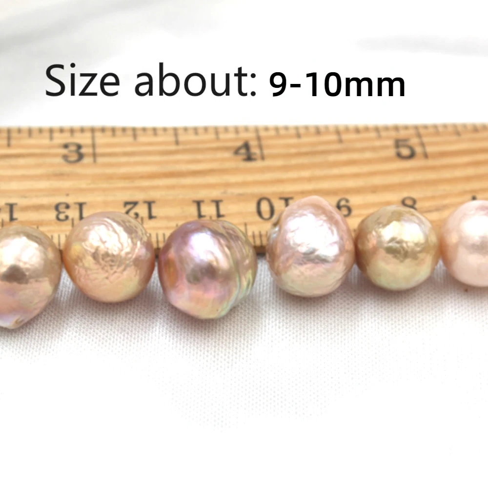 Natural Freshwater Pearl Precious Baroque Unhole Demon Purple Pearl Jewelry DIY Necklace Bracelet Earrings Jewelry Accessories