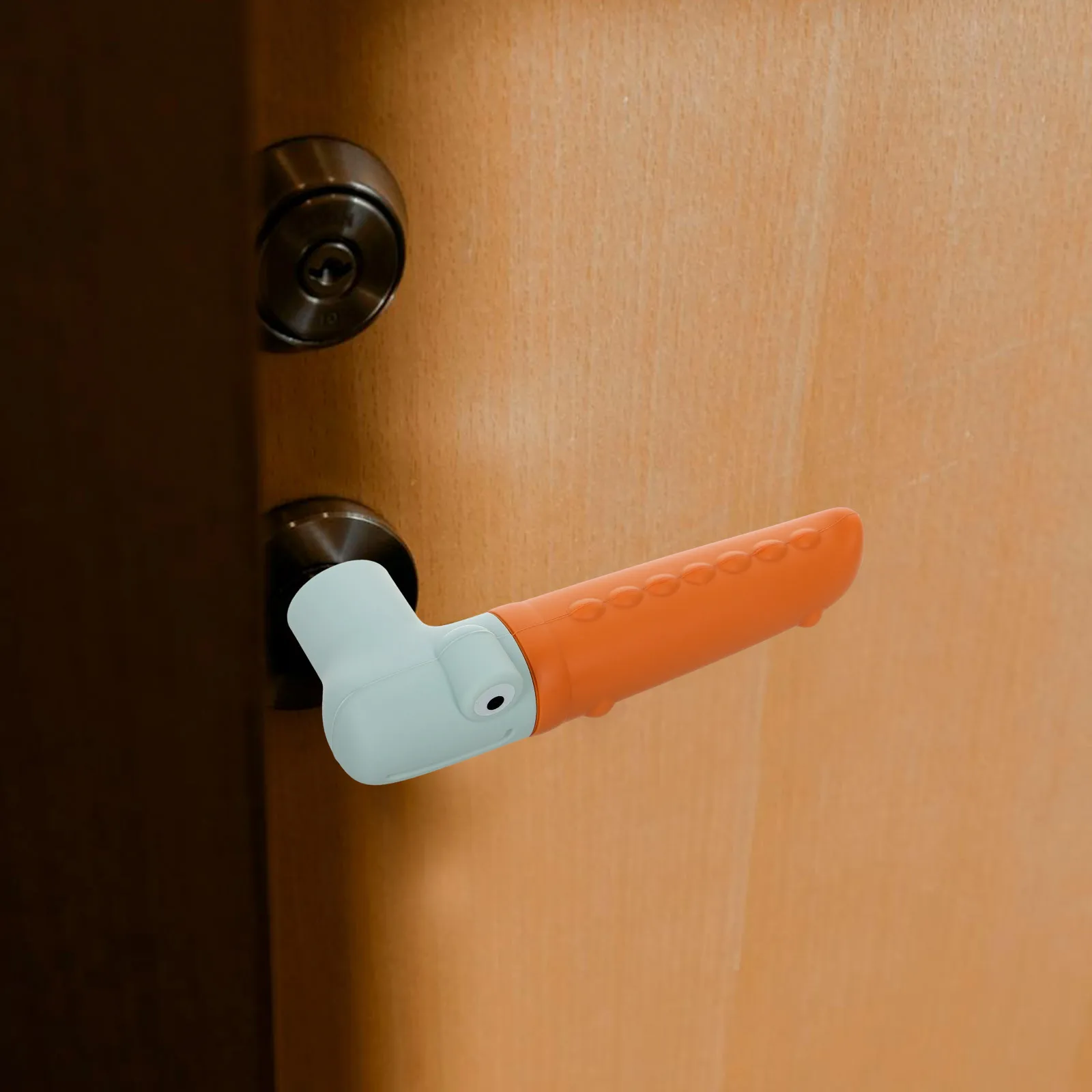 

Silicone Door Handle Cover Lavender Child Safety Protection Anti-Collision Soft Babyproofing Bumper Door Knob Sleeve Protector