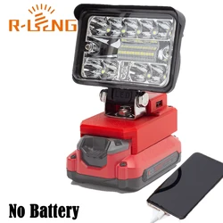 LED Work Light for Craftsman 20V Lithium Battery w/ USB Flashlight Portable Emergency Flood Lamp Camping lamp(NO Battery )